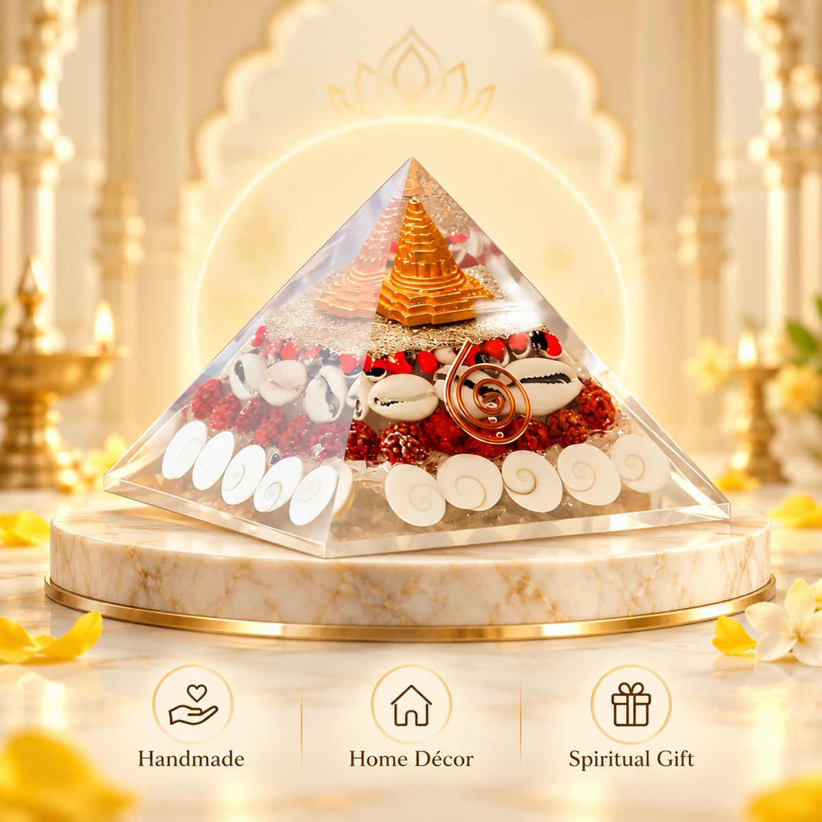 Laxmi Pyramid – Shri Yantra  Gomati Chakra