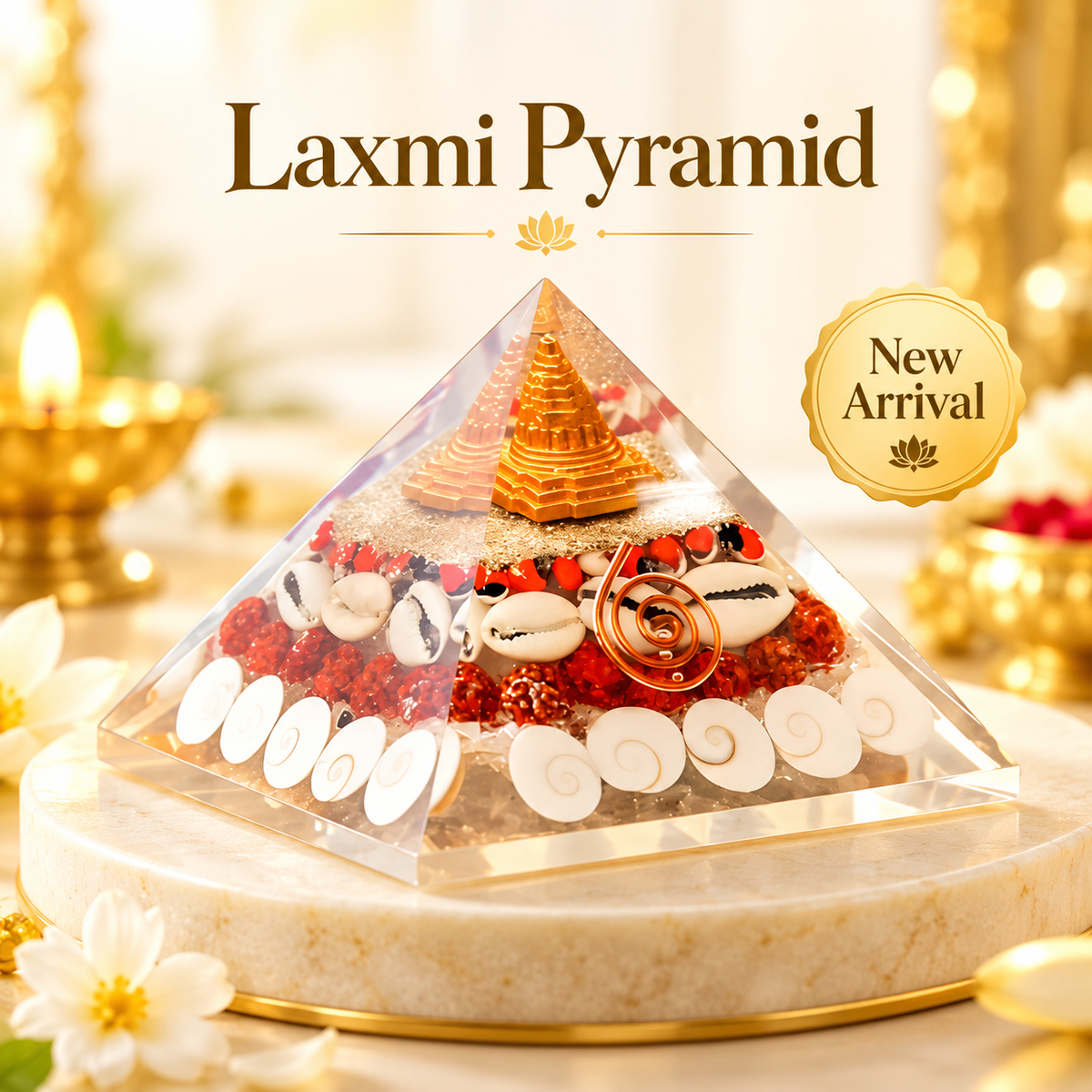 Laxmi Pyramid – Shri Yantra  Gomati Chakra