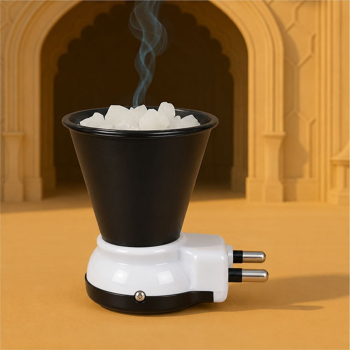 Wood, Stainless Steel Kapoor Dani Night Lamp