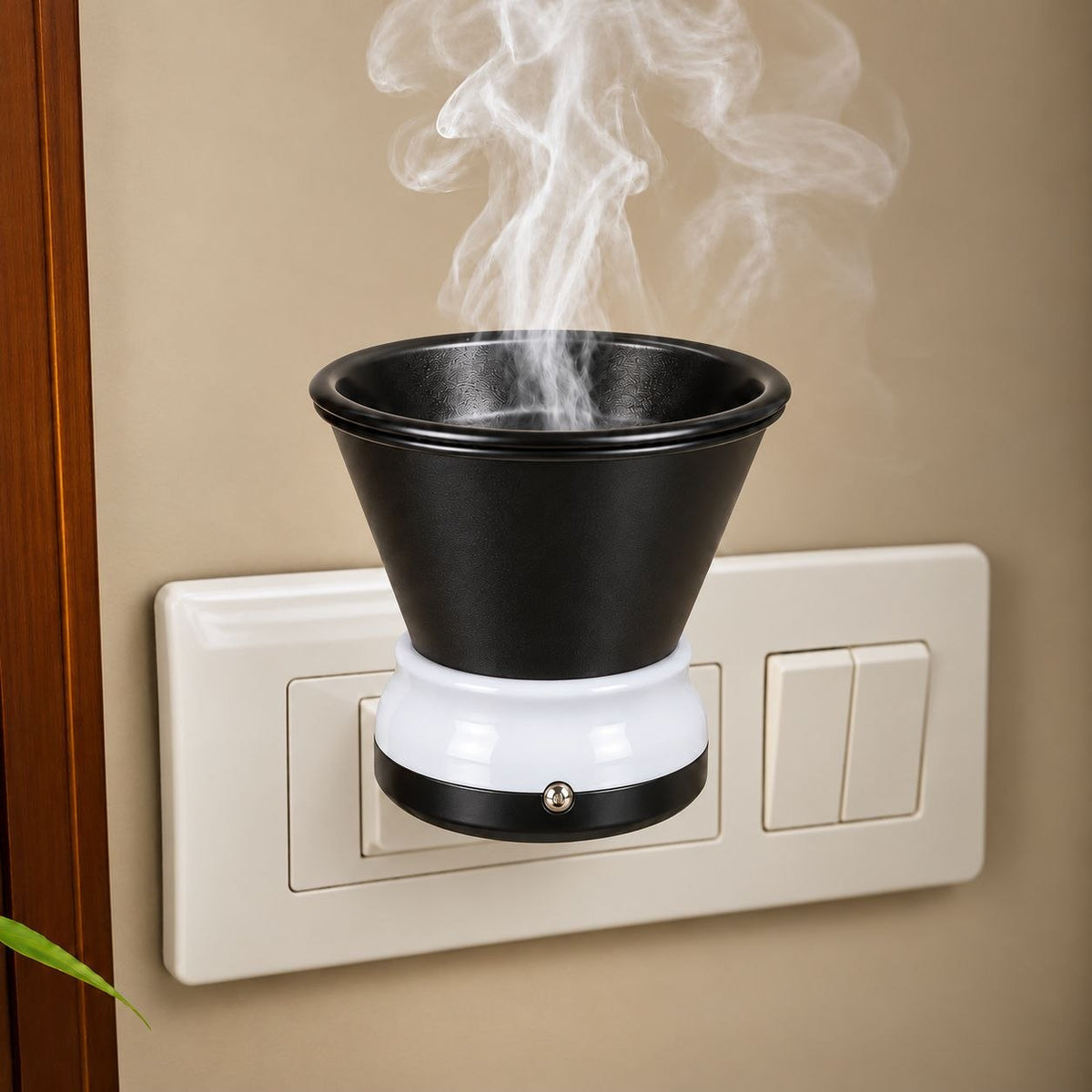 Wood, Stainless Steel Kapoor Dani Night Lamp