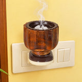 Wood, Stainless Steel Kapoor Dani Night Lamp