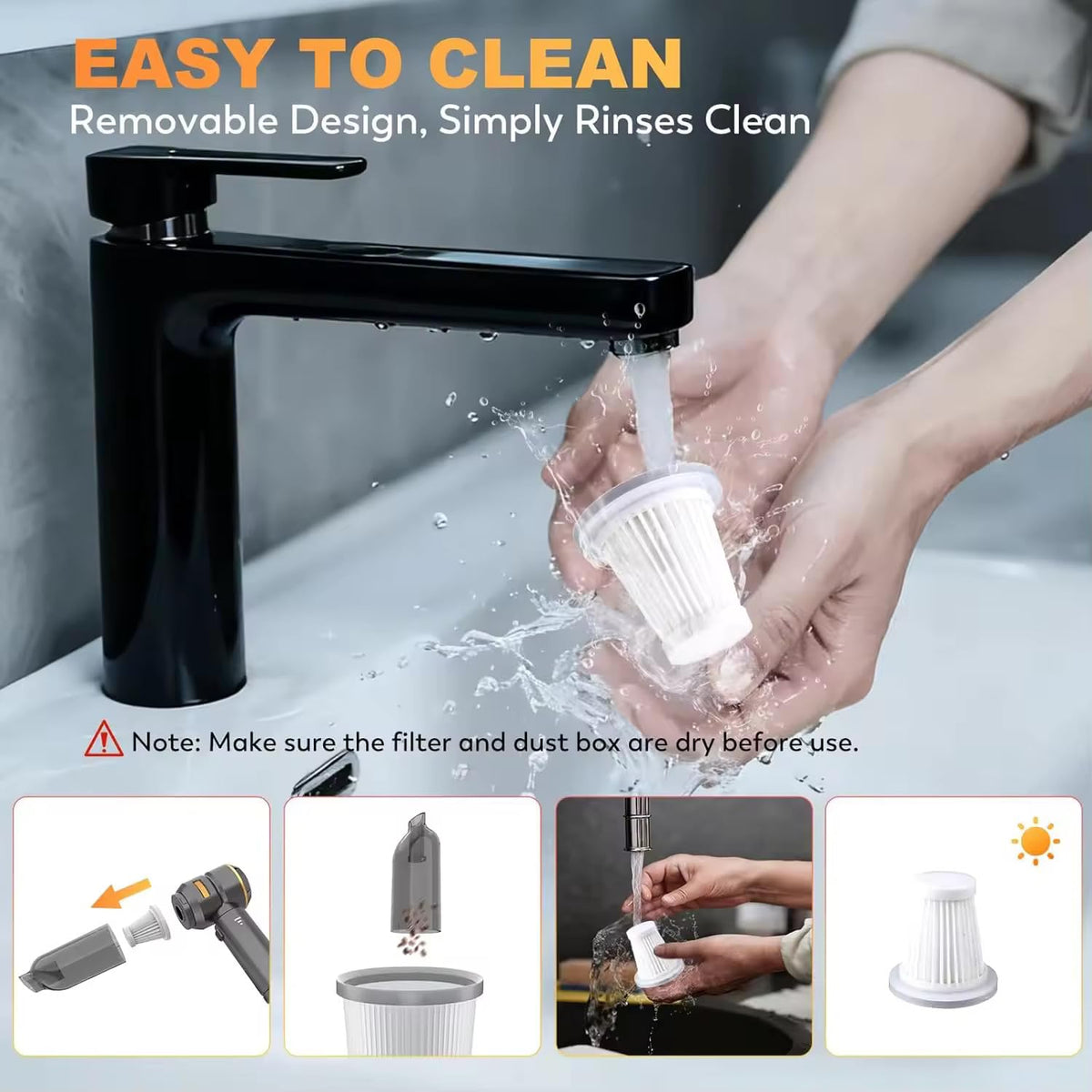 3-in-1 Vacuum Cleaner – Wireless and Powerful