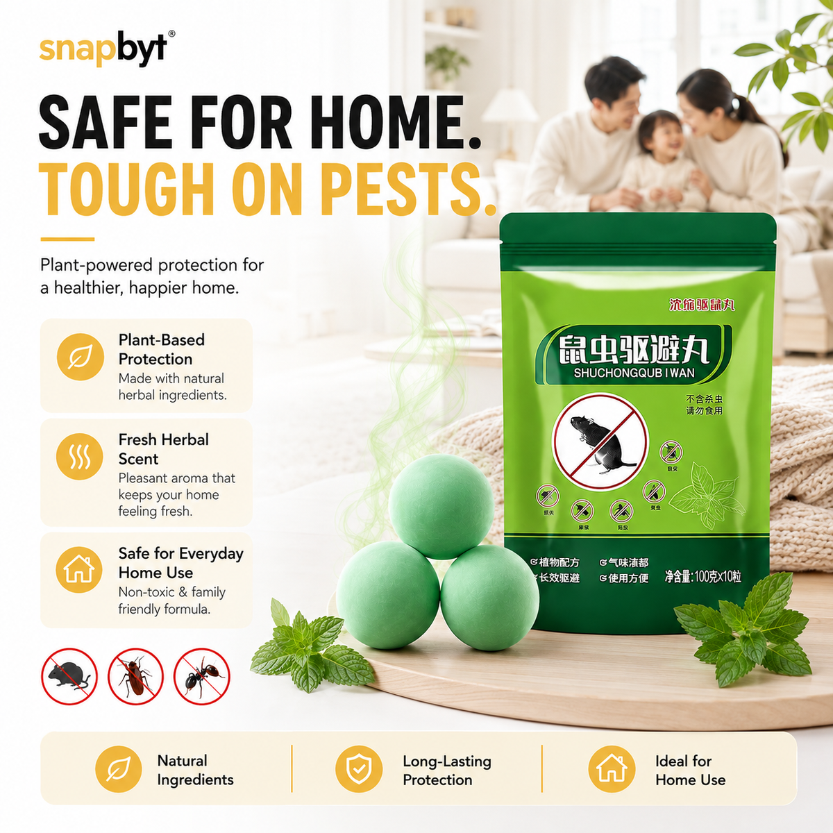 Rat & Insect Repellent Balls (Pack Of 25)