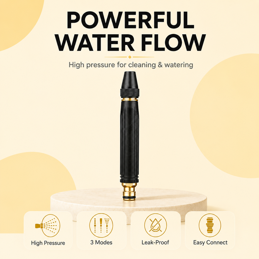 5-in-1 High Pressure Cleaning & Washing Nozzle