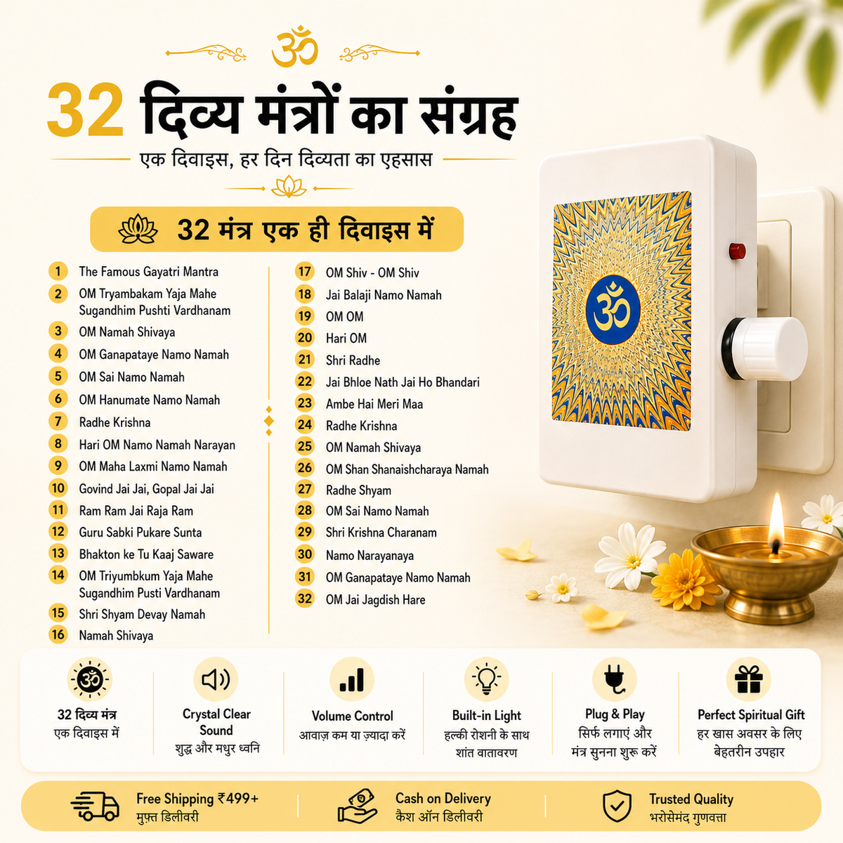 Premanand ji Maharaj Mantra Chanting Device