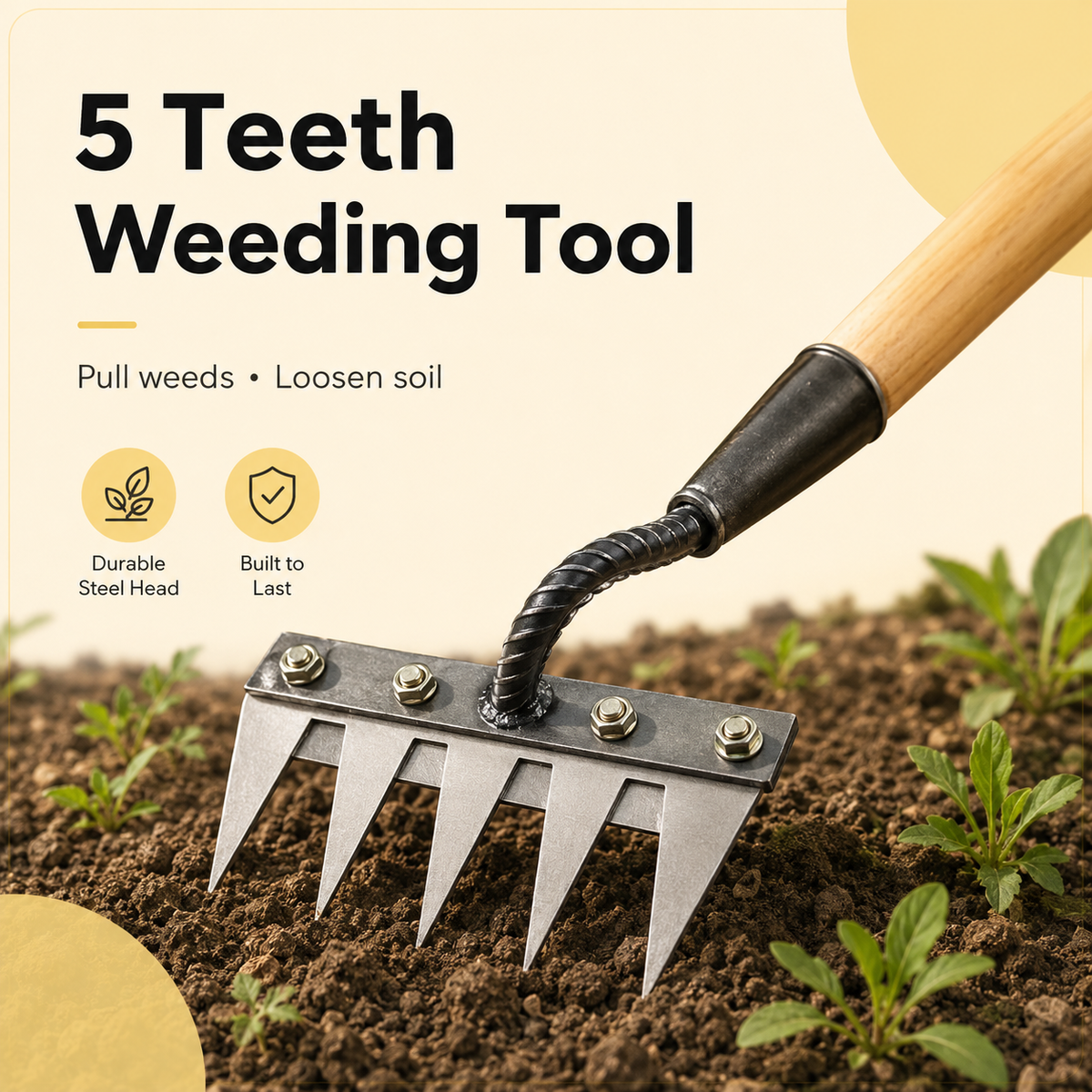 5 Teeth Weeding Tool