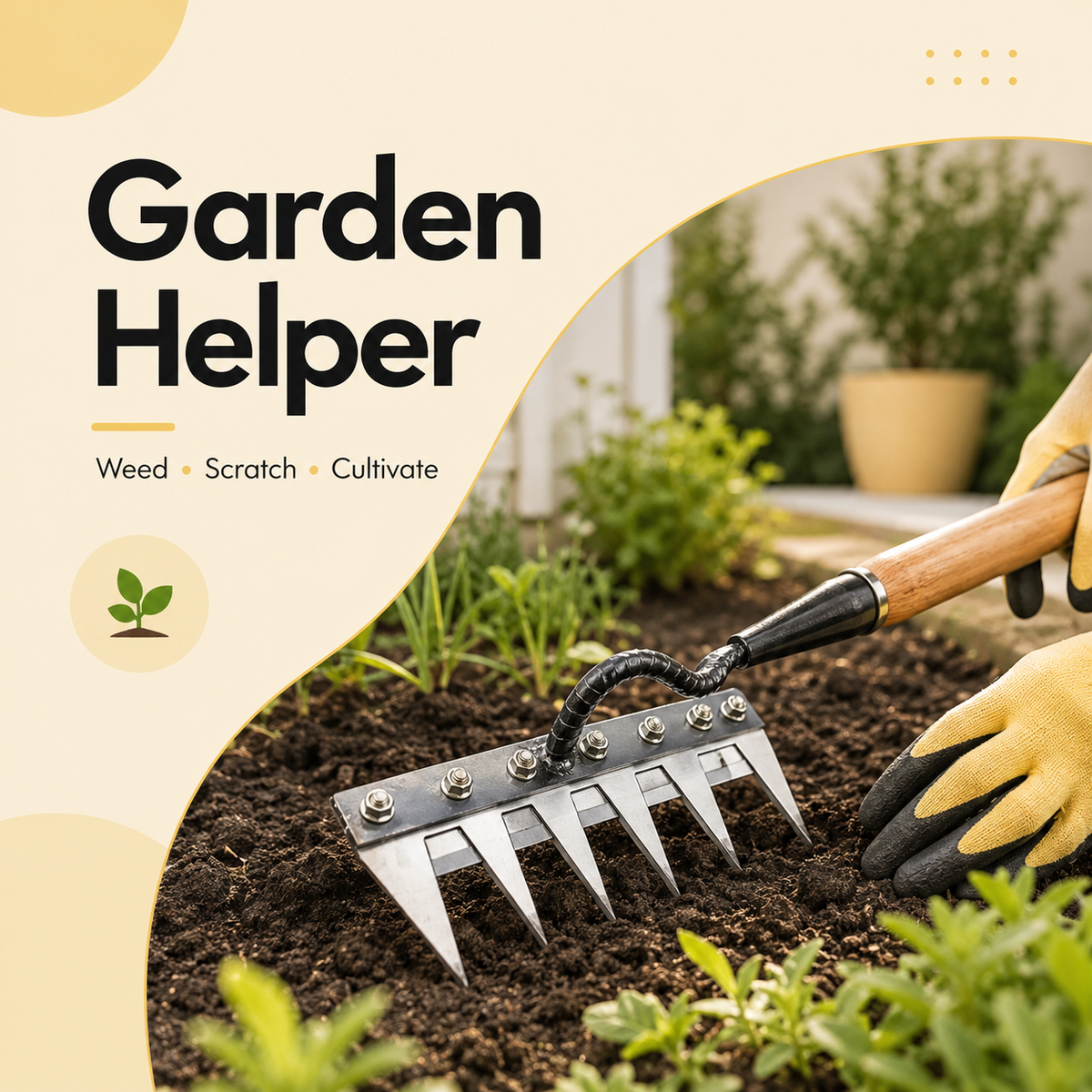 5 Teeth Weeding Tool