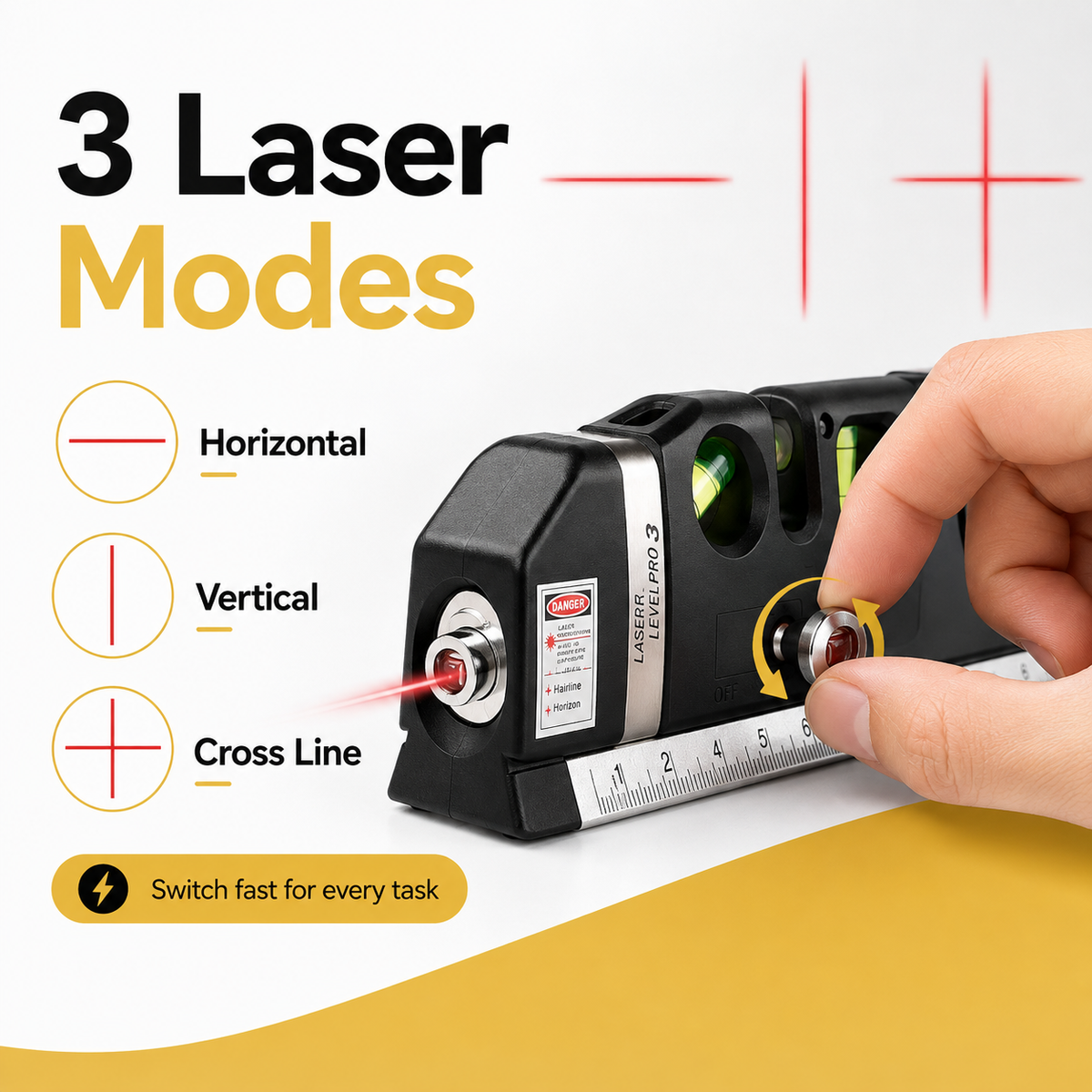 4 in 1 Multipurpose Laser Level Tool