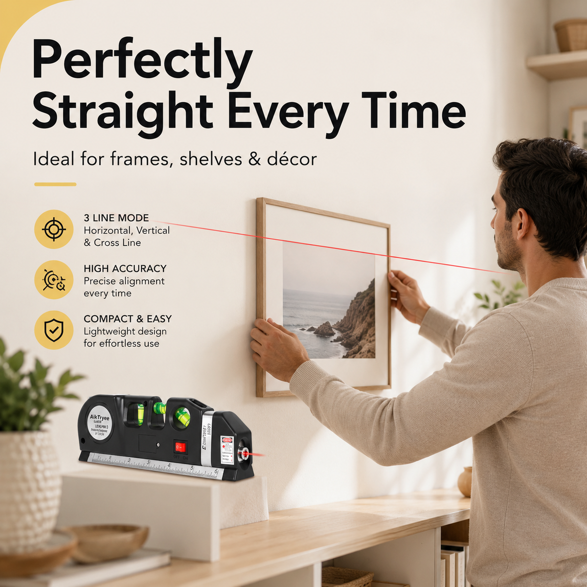 4 in 1 Multipurpose Laser Level Tool