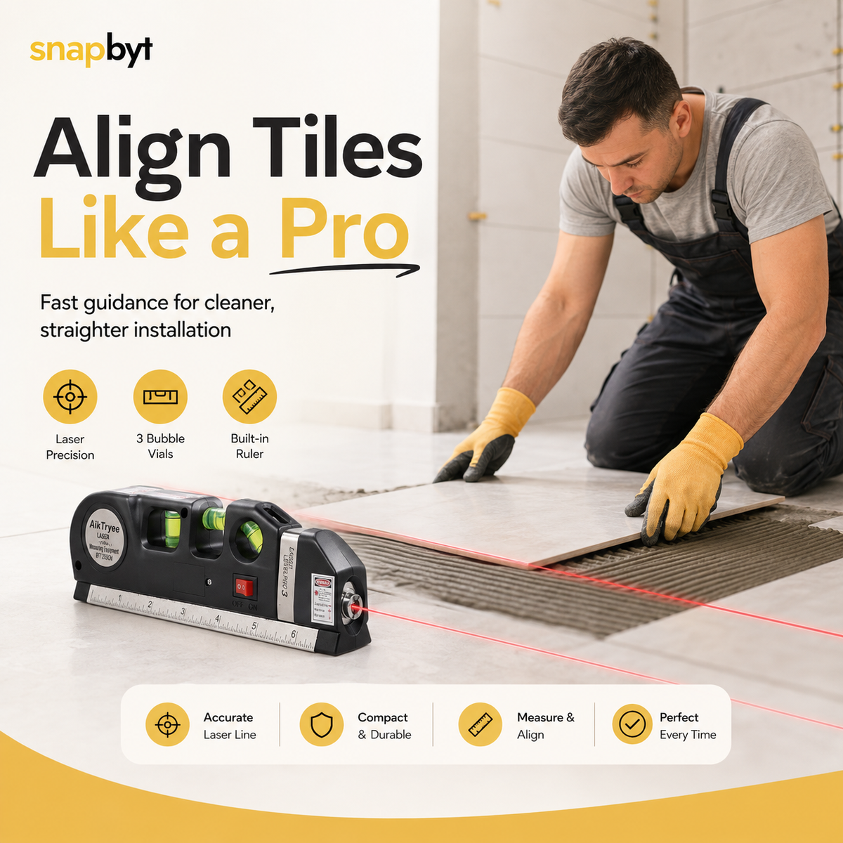 4 in 1 Multipurpose Laser Level Tool