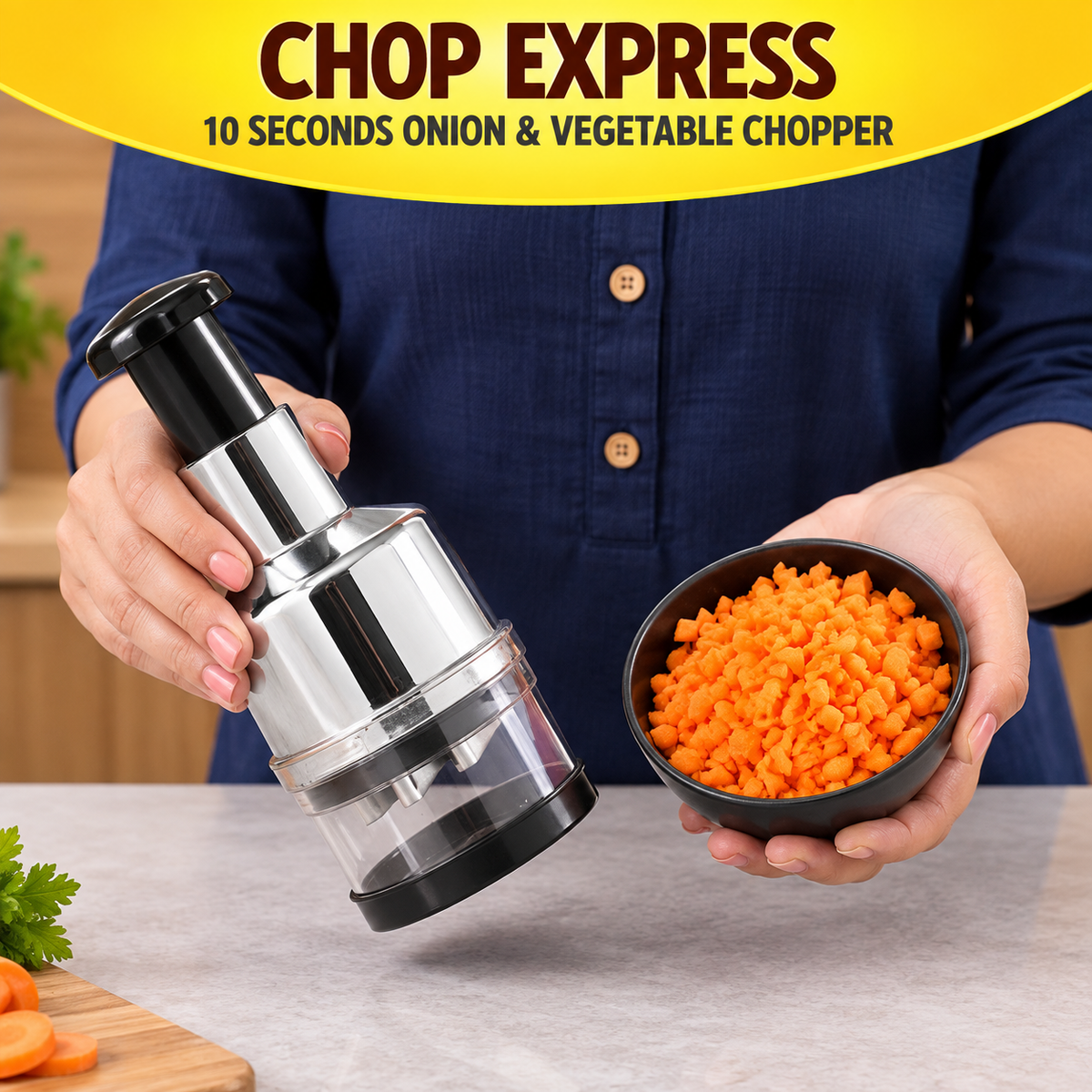 10 Seconds Onion & Vegetable Chopper