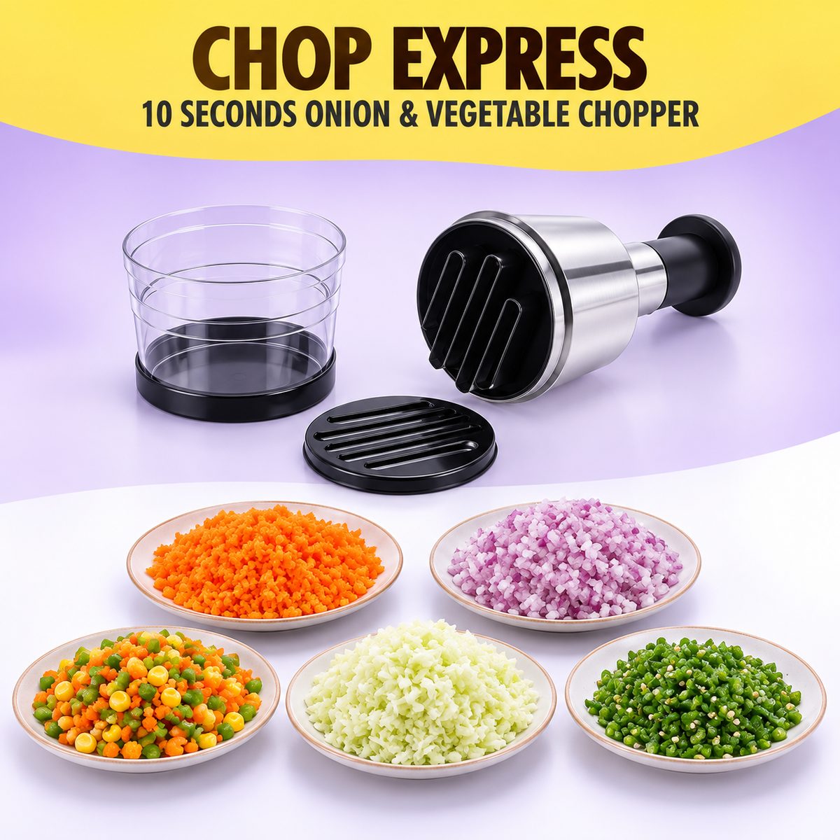 10 Seconds Onion & Vegetable Chopper