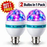 Snapbyt™ Rotating LED Bulb with Colorful Light (Buy 1 Get 1)