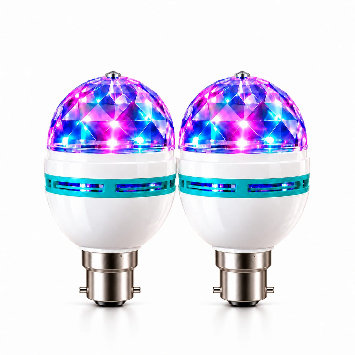 Snapbyt™ Rotating LED Bulb with Colorful Light (Buy 1 Get 1)