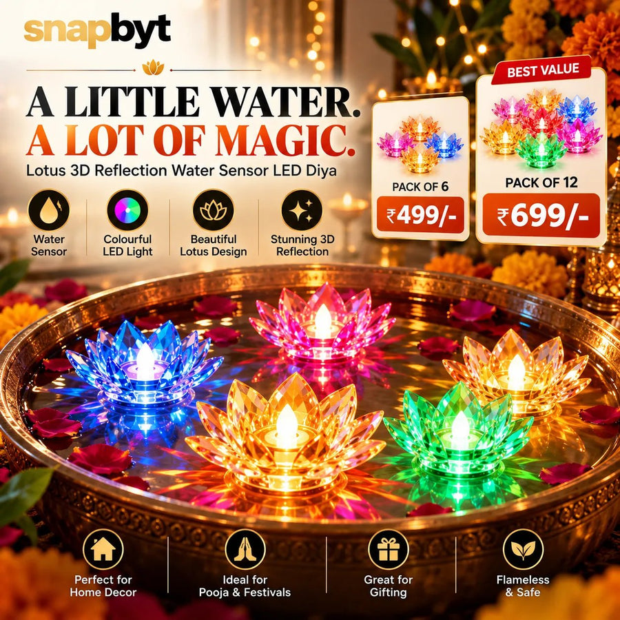 Pack options: Pack of 6 at Rs. 499 and Pack of 12 at Rs. 699