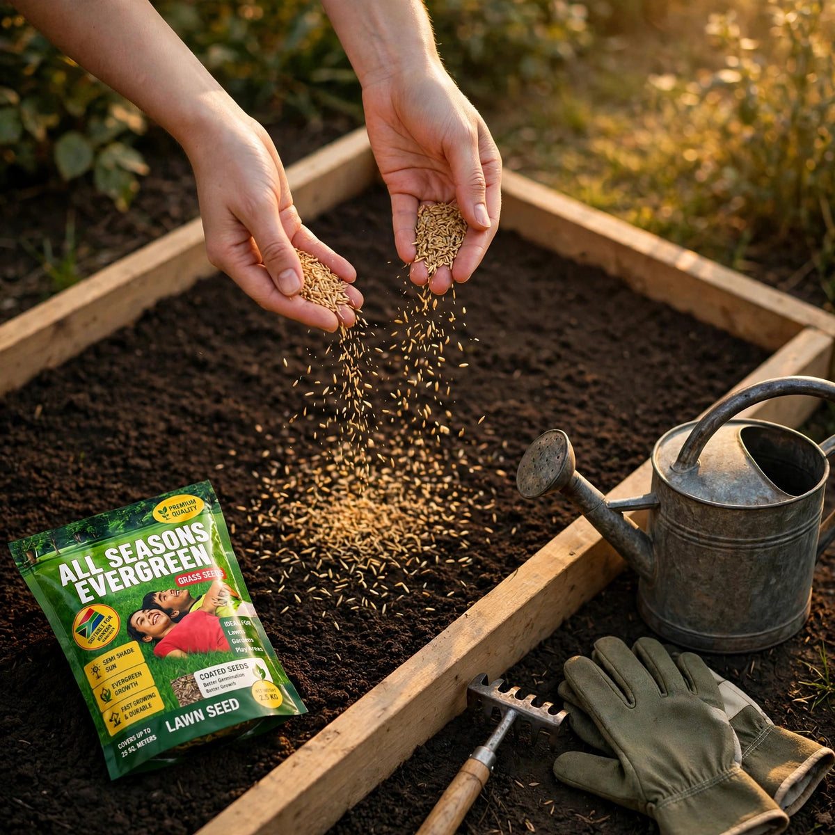 All Season Evergreen Grass Seeds (Buy 1 Get 1 Free)